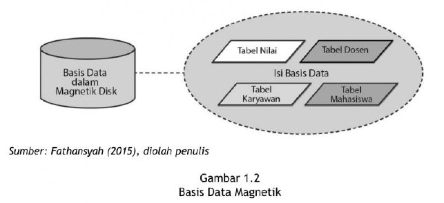 Gambar 1.2 Basis Data Magnetik